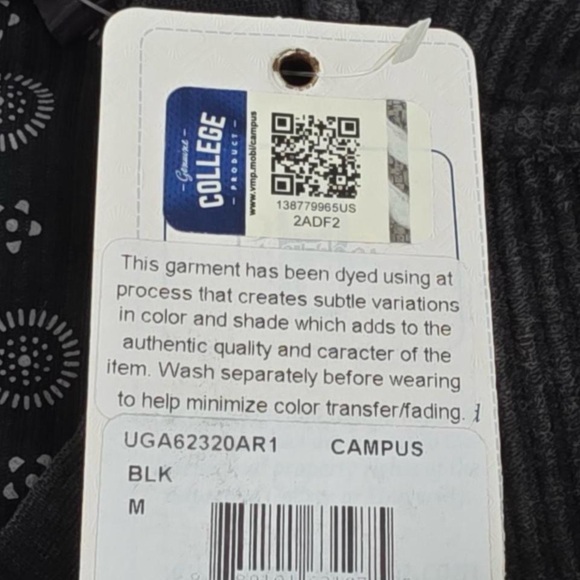 Georgia Bulldogs Oversized Sweatshirt M Mineral Washed Charcoal PRESSBOX NWT - Picture 4 of 8